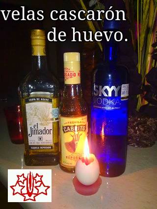 velas cascaron de huevo