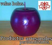 velas redondas o bolas