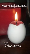 velas huevo cascaron