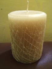 velas cilindricas rasposas