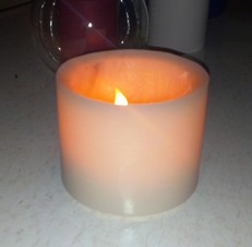 velas cilindricas fanales  o pantallas sin imagen